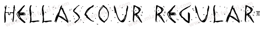 HellasCour Regular字体转换